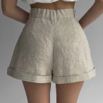 NATURAL LINEN SHORST