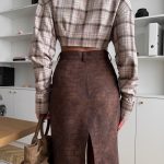 umber skirt
